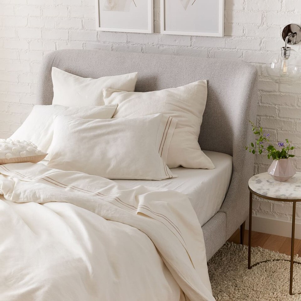 Lana Upholstered Bed West Elm Australia